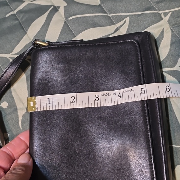 Vintage 2002 Coach Black Leather Bag - Picture 10 of 12